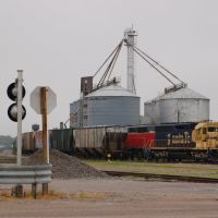 Westbound Kyle Railroad Train at Phillipsburg, KS, Нортон