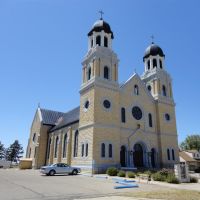 St Joseph Catholic Church, limestone , Damar, KS, Нортон