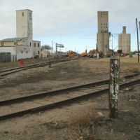 Santa Fe Ave., Railroad repair, from near N. 5th st. Salina Kansas, January 12, 2012, Салина