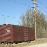 Stoarge Train Car, at corner of  Eighth Street and Pine Street, Салина