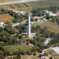 Aerial View of the Jefferson Davis Monument, Fairview, Kentucky, Пемброк