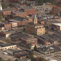 Springfield, Tennessee Downtown Aerial View, Трентон