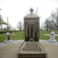 Monument to those killed while serving with the 11th Armored Cavalry Regiment in Vietnam, Fort Knox, KY, Форт-Нокс