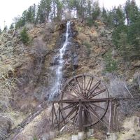 Bridal Veil Falls and Water Wheel, Айдахо-Спрингс