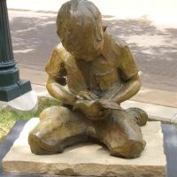 Little Hands of Peace, life-size bronze, Greeley, CO, Грили