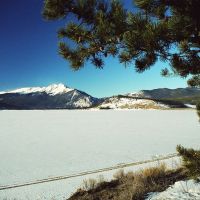 Dillon Lake in Winter  Colorado, Диллон