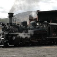 Durango, CO - Durango RR  Museum - Durango and Silverton Line Engine Nr 478 (Alco 1923), Дуранго