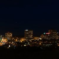 The skyline at night, Колорадо-Спрингс