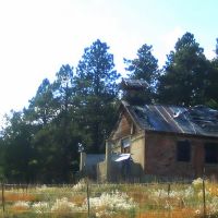 old abandoned schoolhouse in the foothills of the Spanish Peaks, Лас-Анимас