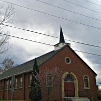 Presbyterian church -- early spring, Лейксайд