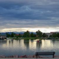 Water reflect & SKY...Colorado,USA, Нортгленн