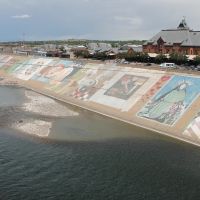 Part of the longest Mural in the World, Пуэбло