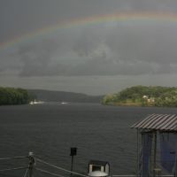 Rainbow over the Connecticut River, Миддлетаун