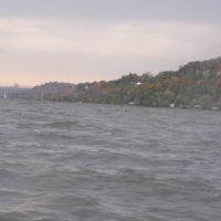 The Choppy Mississippi in Wind, October 2009, Де-Риддер