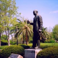 USA, New Orleans la ville de Louis Armstrong, ça statue en hommage dans le Park, Новый Орлеан
