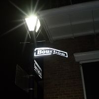 Bourbon Street Lamp post, Новый Орлеан