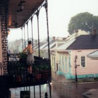 rainy morning, French Quarter, New Orleans (8-2000), Новый Орлеан