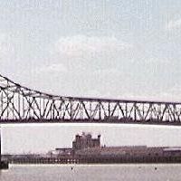 Mississippi River Bridge from the East Bank, Порт-Аллен