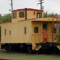 Former Union Pacific Railroad Caboose on display at Port Allen, LA, Порт-Аллен