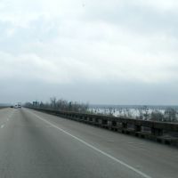I-10 driving over the Atchafalaya Basin swamp, Чёрч-Пойнт