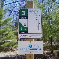 Hole 3 Tee Sign, Devens Disc Golf Course, Айер