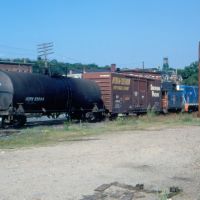 Boston and Maine Railroad Local Freight Train "WO-1" led by EMD GP7 No. 1557 at Ayer, MA, Айер
