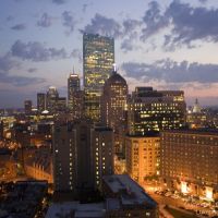 Boston at Dusk - from the Otherwise Unremarkable Radisson Hotel, Бостон