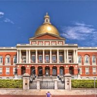The Massachusetts State House, Бостон