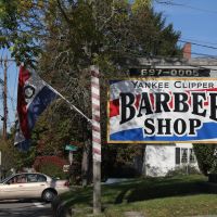Yankee Clipper Barber Shop Sign (Bridgewater MA), Бриджуотер