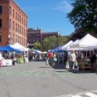 Saturday Downtown Farmers Market, Greenfield, Franklin County, Massachusetts, Гринфилд