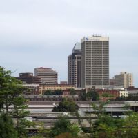 Downtown Springfield, MA from I-290, Ист-Лонгмидоу