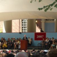 Speech of Bill Clinton in Harvard for graduation ceremony, Кембридж