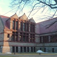 The Thomas Crane Public Library (rear/side view), Куинси