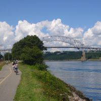 Cape Cod, Sagamore Bridge from Canal Service Rd. (10.08.2008), Сагамор
