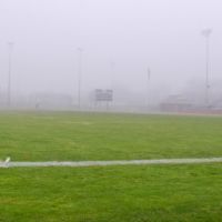 Foggy morning at Bowditch Field on November 27, 2011, Фрамингам