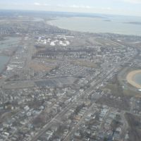 Aerial shot of South Boston, Челси