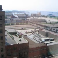 Duluth downtown from hotel window, Дулут