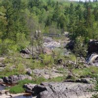 The Swinging Bridge from the Carlton Trail @ Jay Cooke State Park; 06/01/08, Сканлон