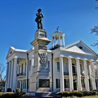 Hinds County Courthouse - Built 1857 - Raymond, MS, Вест