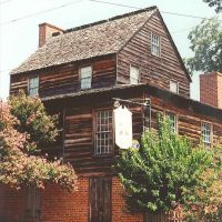 1789 Kings Tavern, has bullet holes from indian attacks, Natchez Ms, scanned 35mm (8-9-2000), Натчес