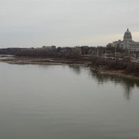 Missouri River, capitol, Jefferson City, MO, Джефферсон-Сити