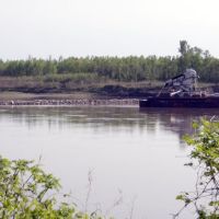 Barge on Missouri River, Клэйтон