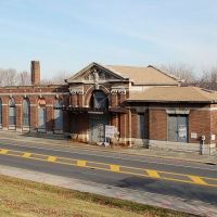 Former New York Central Railroad Station, on the "River Line" at Newburgh, NY, Ньюбург