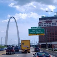 Downtown St. Louis, MO from the Interstate, Сент-Луис