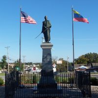 Simon Bolivar Statue, Neuhart Park, Bolivar, Polk County, Missouri, Харвуд