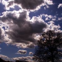 Heavy backlit clouds, Харрисбург