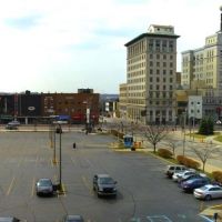Panorama of Downtown Flint Michigan, Бичер
