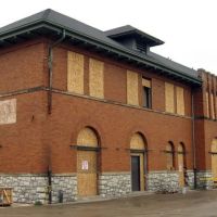 Bay City Pere Marquette Depot under renovation, Бэй-Сити