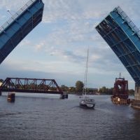 Liberty Bridge Opening, Bay City, Michigan, Бэй-Сити