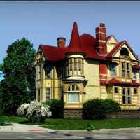 Lumber Baron Mansion in Bay City, Michigan, Бэй-Сити